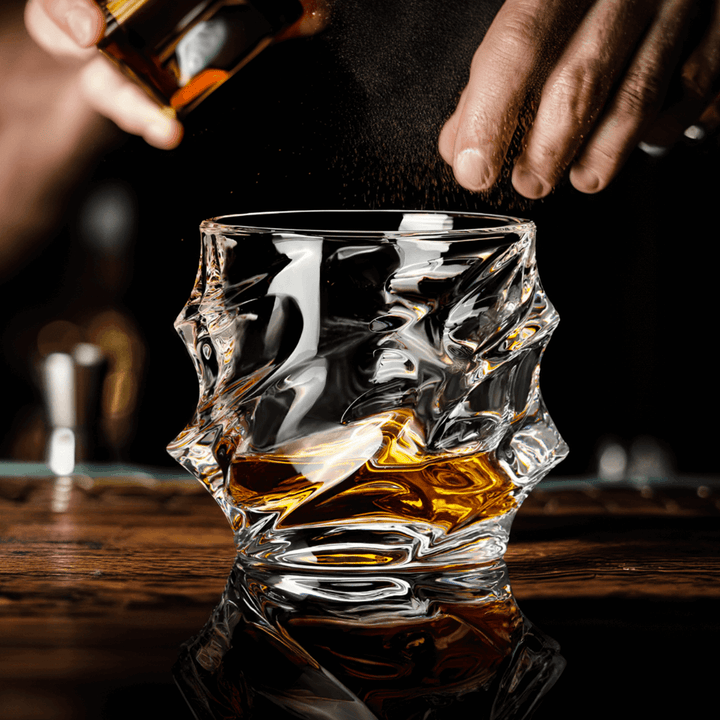 Japán Kristály Whiskey Pohár – Arashi – 5. kép