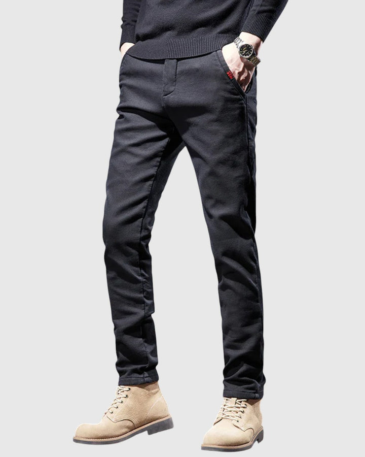 Férfi slim fit nadrág Krisztián – 8. kép