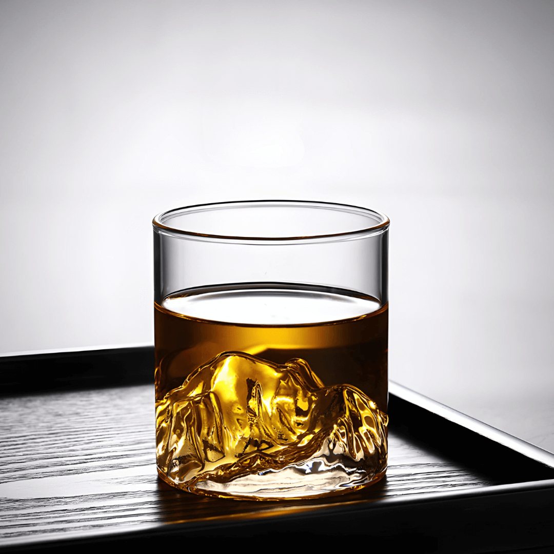 Japán Kristály Whiskey Pohár – Mount Fuji – 8. kép
