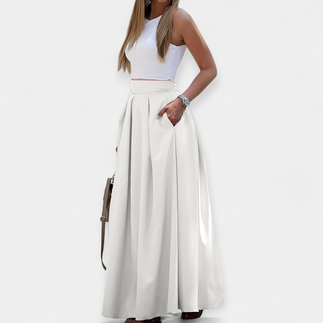 Elegáns midi szoknya – 7. kép