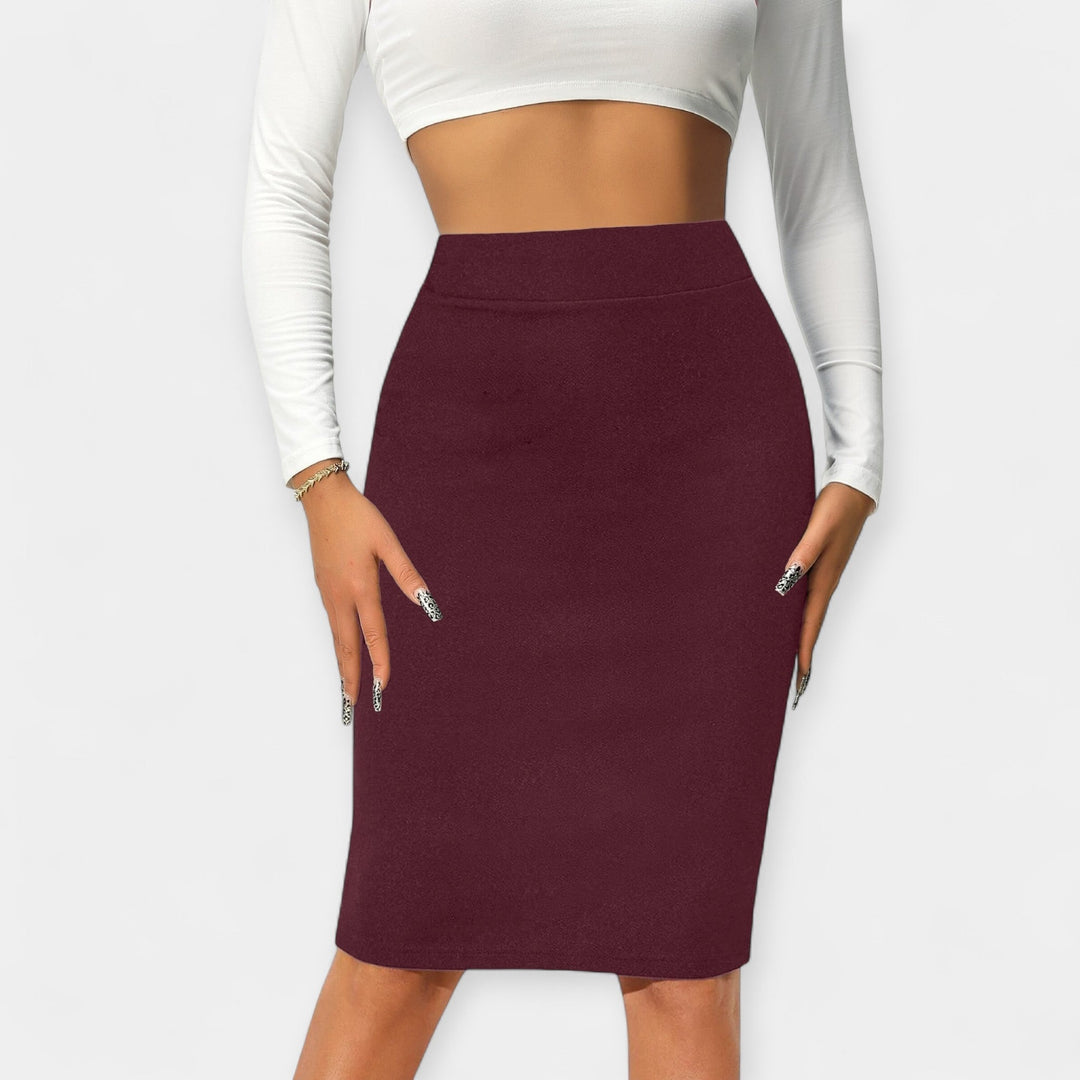 High-Waisted Office Skirt – 8. kép
