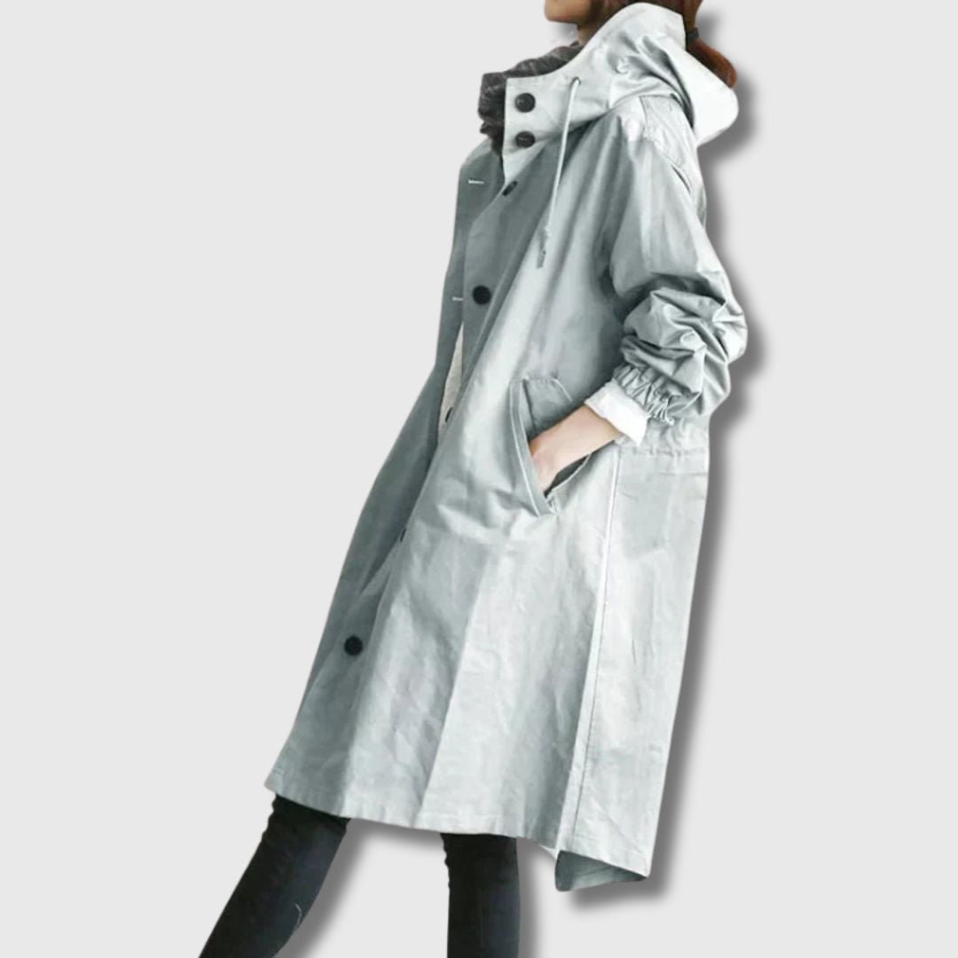 Női trench Kabát örök eleganciával Katrin – 4. kép