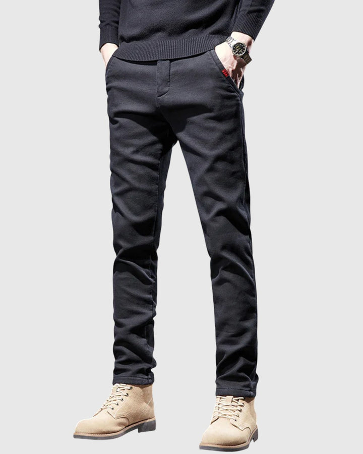 Férfi slim fit nadrág Krisztián – 2. kép