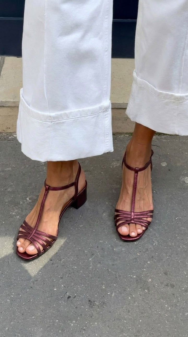 Arany Szandál Hétköznapi Elegancia Aletta – 5. kép