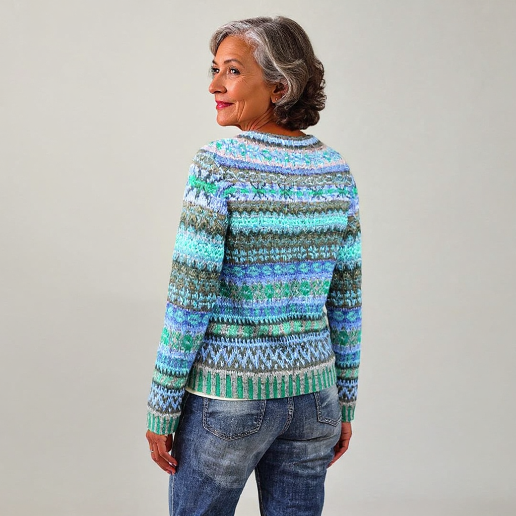 Vintage kötött pulóver Bethany – 3. kép