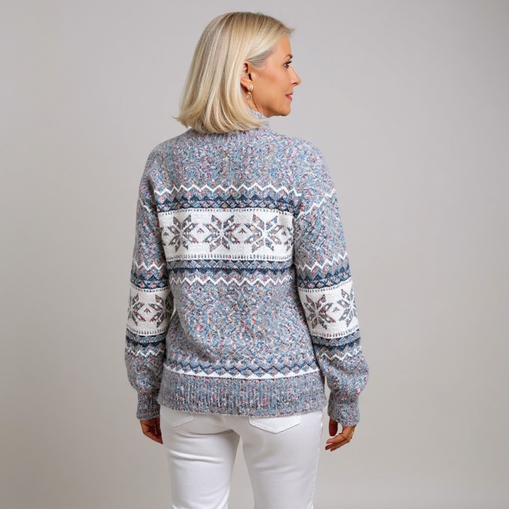 Vintage kötött pulóver Caroline – 9. kép