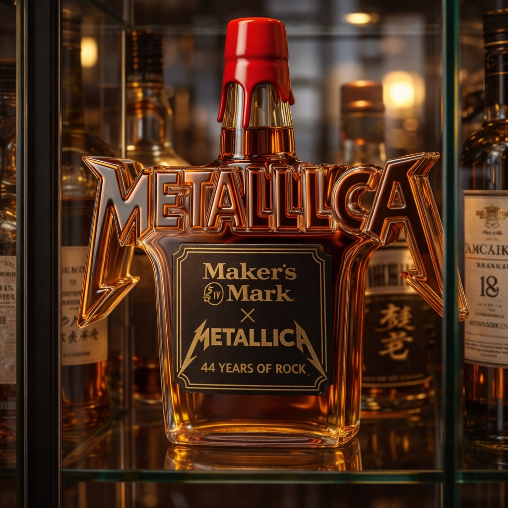 Whiskey Üveg – Metallica Kiadás – 5. kép