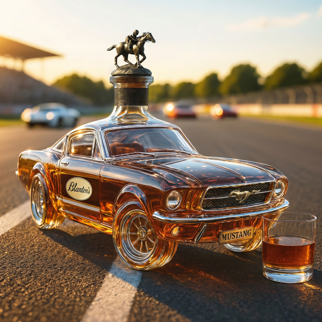 Whiskey Üveg – Mustang Sportautó Kiadás – 6. kép