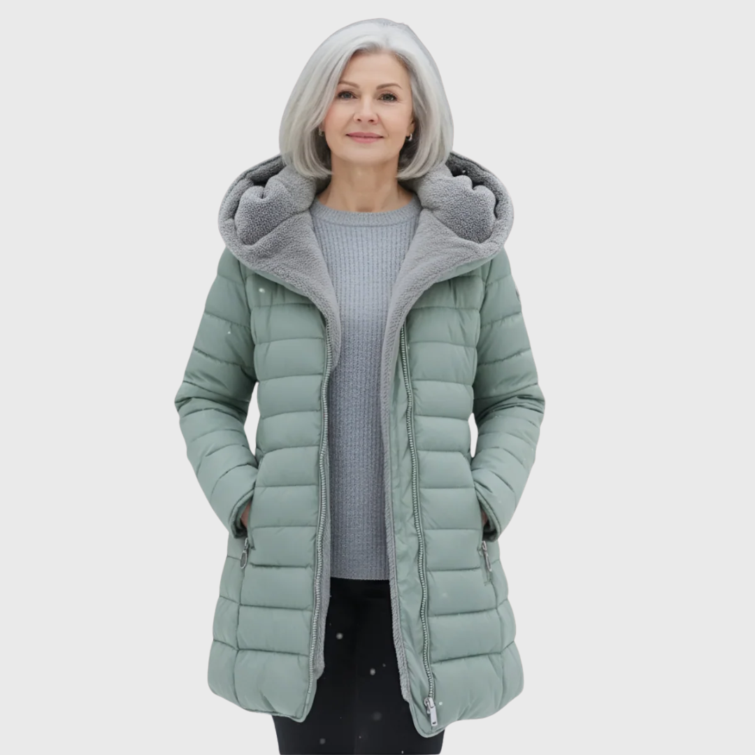 Elena | vízálló kabát prémmel