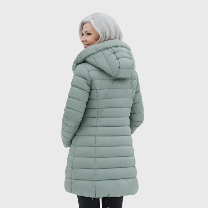 Vízálló kabát prémmel Elena – 4. kép