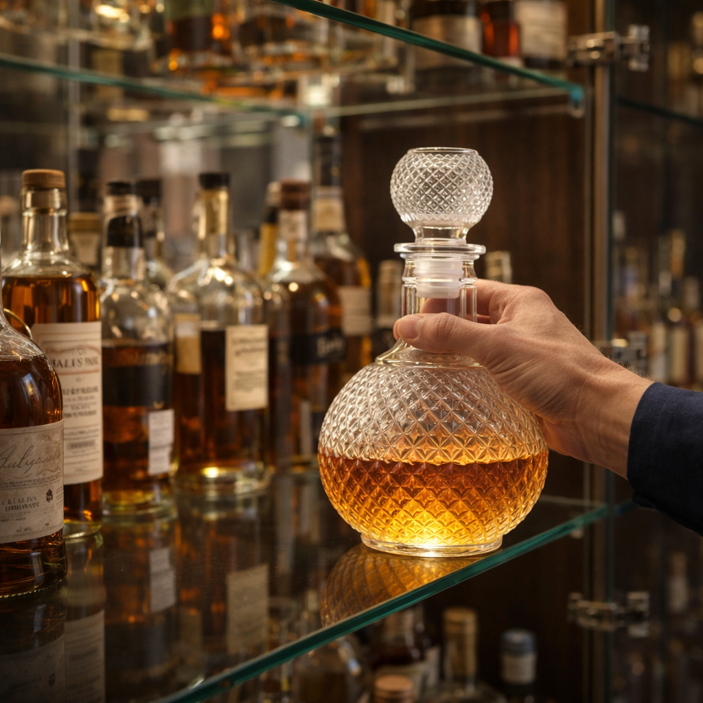 Whiskey Üveg – Gyémántcsiszolású Kiadás – 4. kép