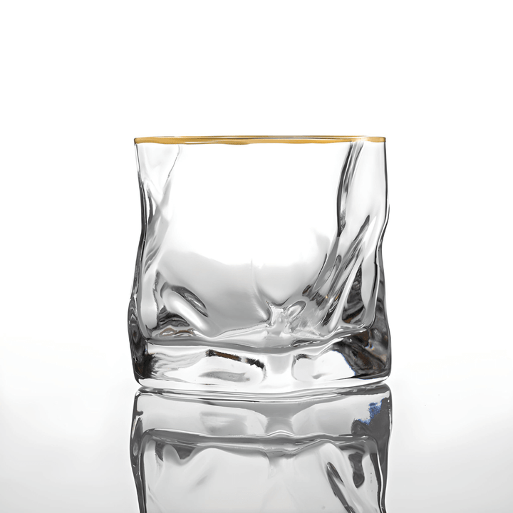 Japán Kristály Whiskey Pohár – Hoshi Gold – 5. kép