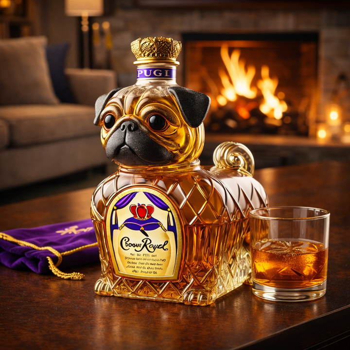 Whiskey Üveg – Francia Bulldog Kiadás – 2. kép