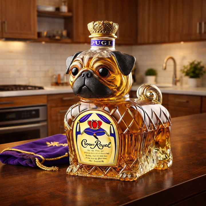 Whiskey Üveg – Francia Bulldog Kiadás – 3. kép