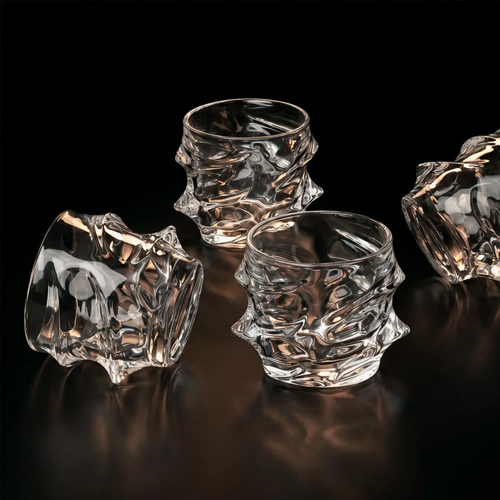 Japán Kristály Whiskey Pohár – Arashi – 6. kép