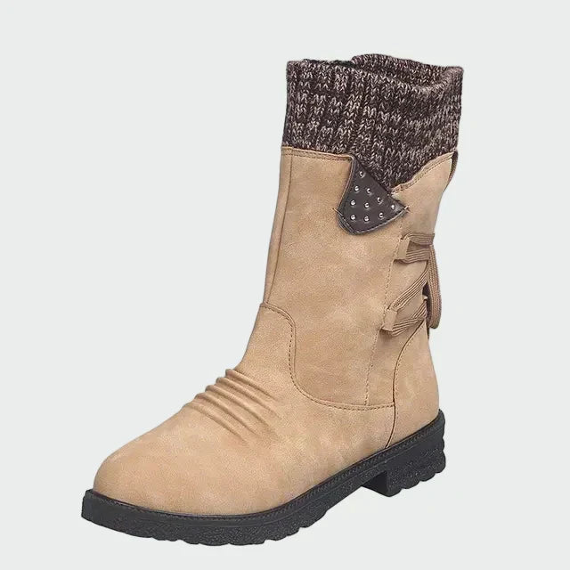 Elegáns velúr bokacsizma Annemarie – 3. kép