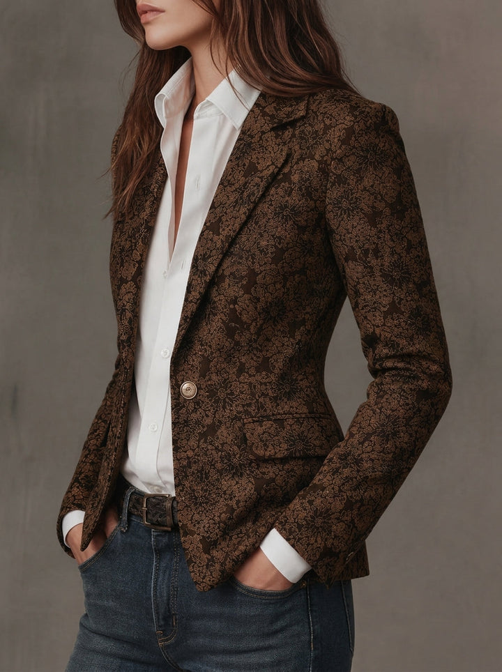 Jacquard Blézer Paisley Mintával Vica – 2. kép