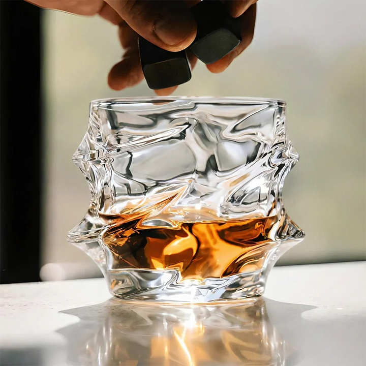 Japán Kristály Whiskey Pohár – Arashi – Gabriella Budapest