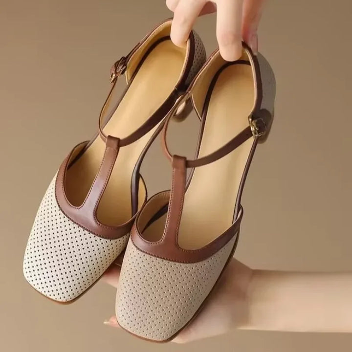 Elegáns női cipő közepes sarokkal Helene – 3. kép