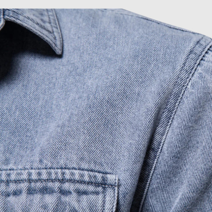 Férfi farmerdzseki David – 5. kép