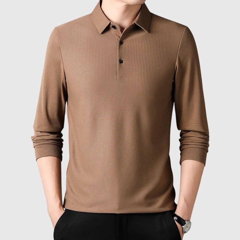 Elegáns férfi hosszú ujjú pólóing Lászlóffy – 2. kép
