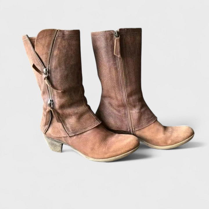Vintage félszárú csizma Daria – Gabriella Budapest