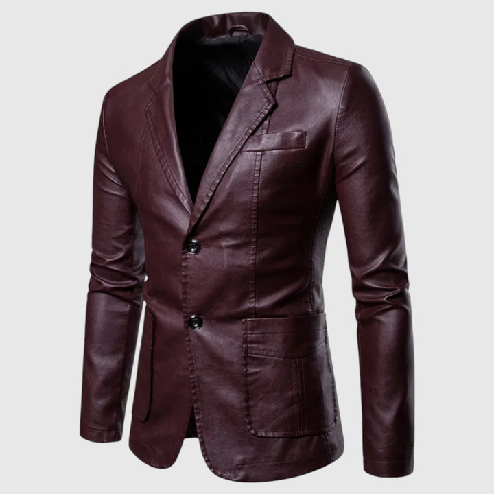 Elegáns bőrdzseki Stefan – 5. kép