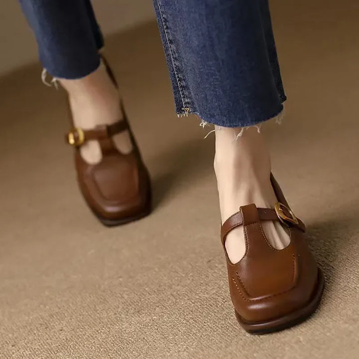 T-pántos cipő vintage stílusban Emilia – 10. kép
