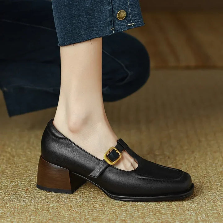 T-pántos cipő vintage stílusban Emilia – 6. kép