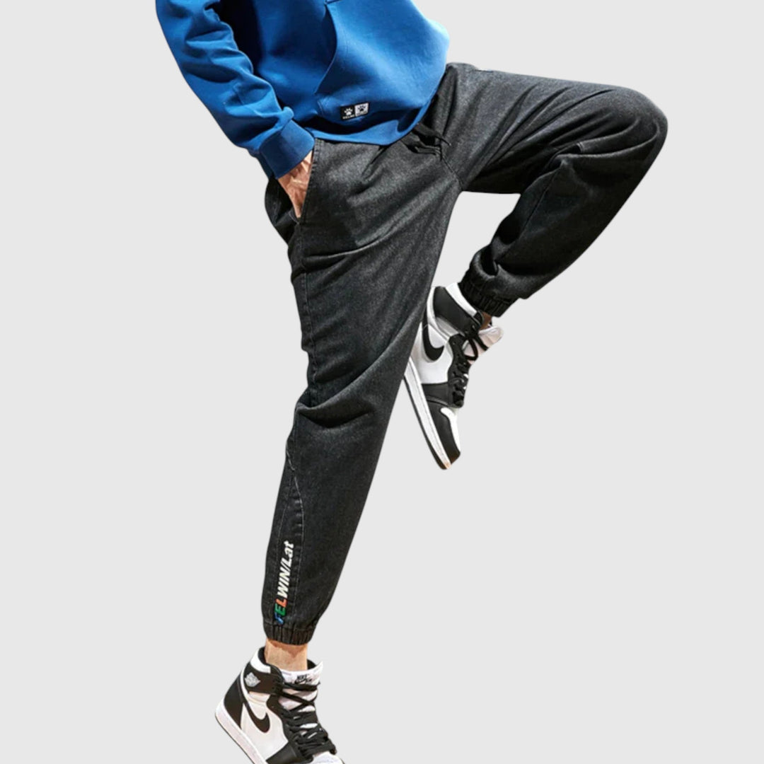 Elegáns farmer jogger nadrág – 10. kép