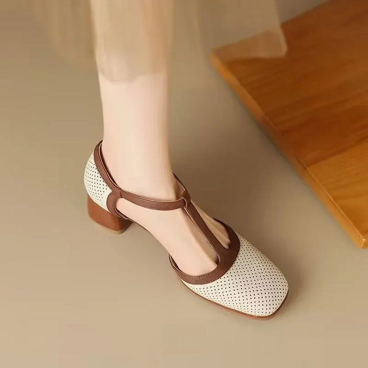 Elegáns női cipő közepes sarokkal Helene – 4. kép