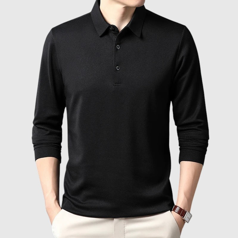Elegáns férfi hosszú ujjú pólóing Lászlóffy – 6. kép