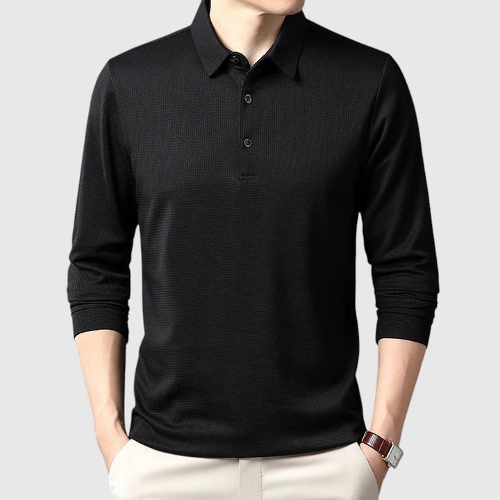 Elegáns férfi hosszú ujjú pólóing Lászlóffy – 6. kép