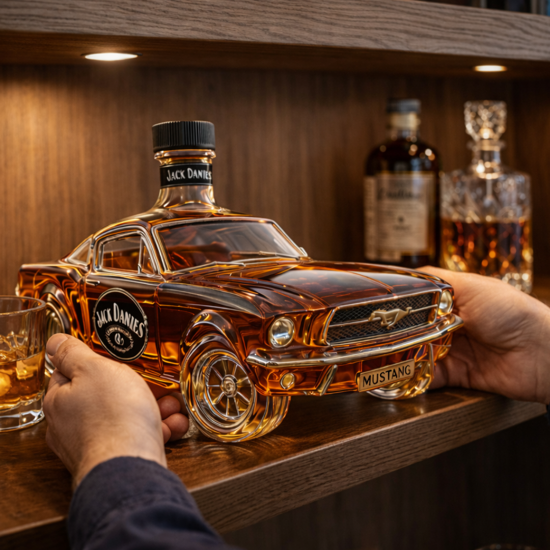 Whiskey Üveg – Sportautó Kiadás – 8. kép