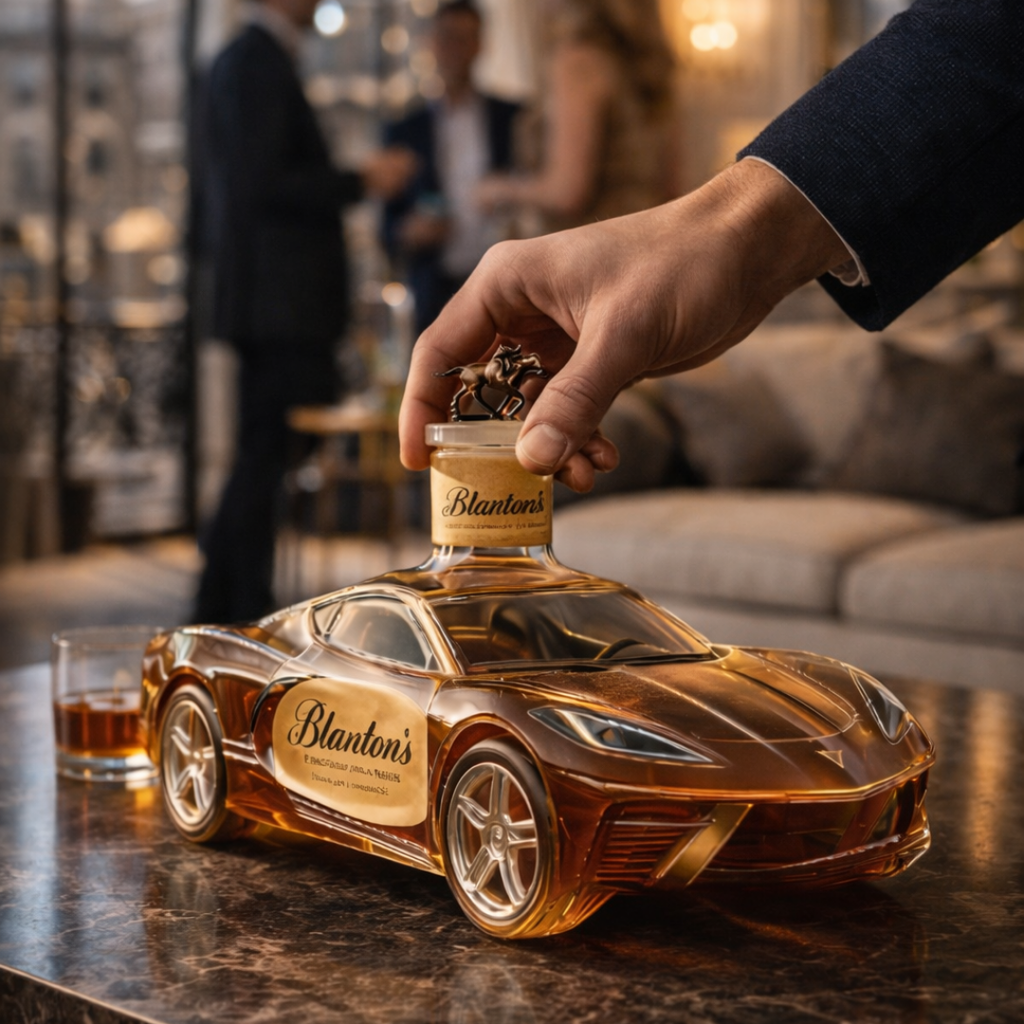 Whiskey Üveg – Sportautó Kiadás – 7. kép