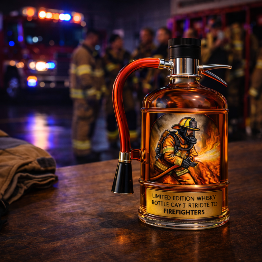 Whiskey Üveg – Tűzoltó Készülék Kiadás – 4. kép