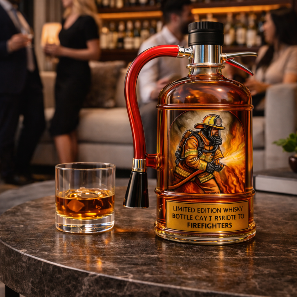 Whiskey Üveg – Tűzoltó Készülék Kiadás – 7. kép