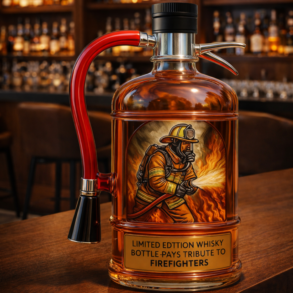 Whiskey Üveg – Tűzoltó Készülék Kiadás – Gabriella Budapest