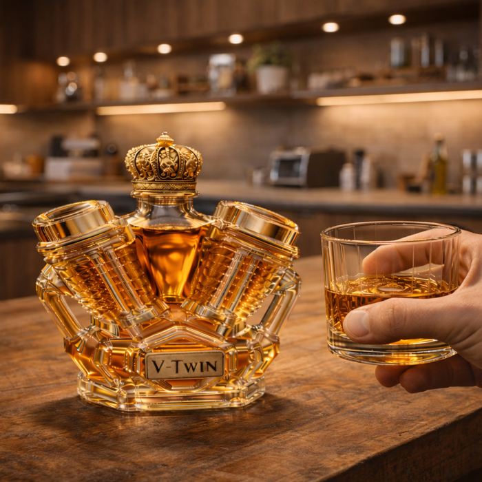 Whiskey Üveg – V-Twin Motor Kiadás – 5. kép