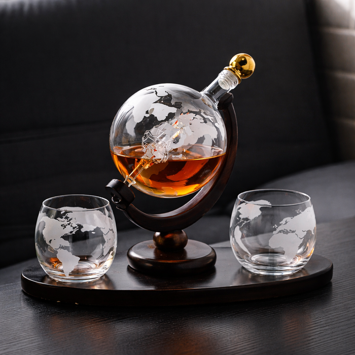 Whiskey Üveg – Világtérkép Kiadás – 2. kép