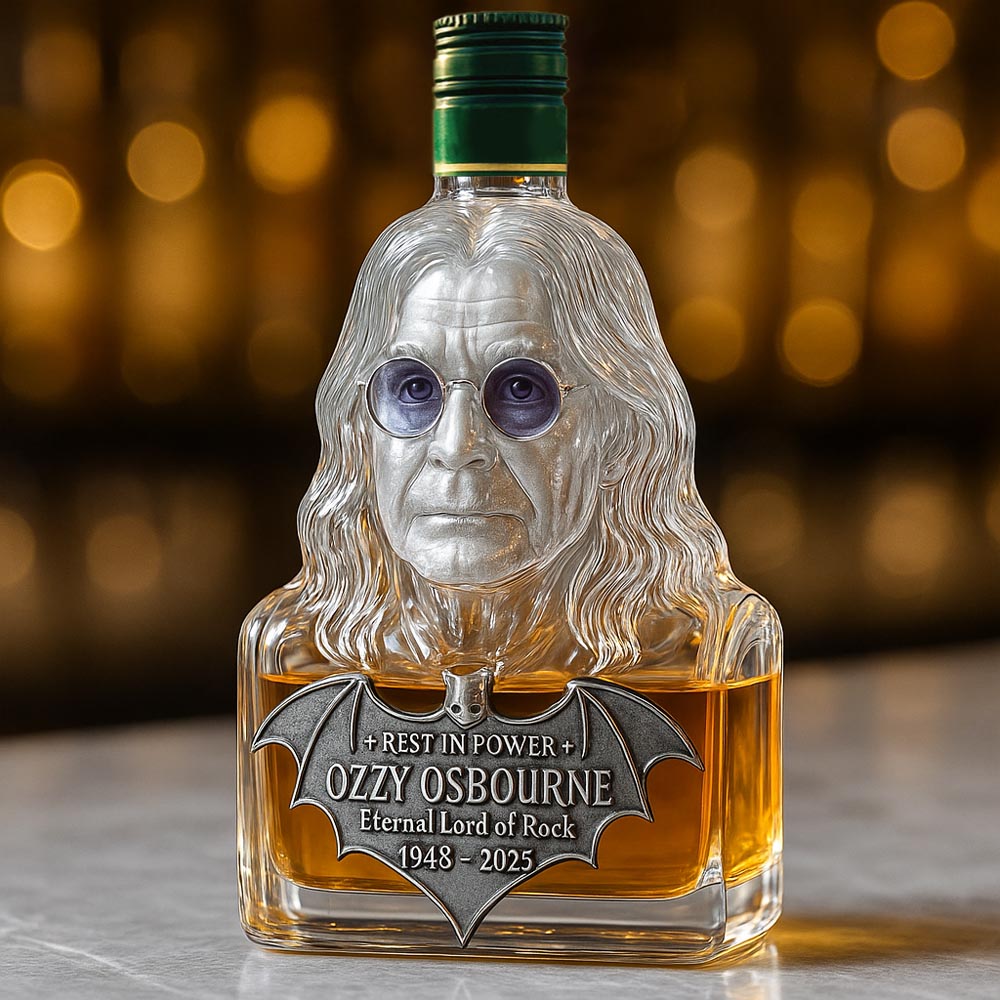 Ozzy Osbourne Whiskey Üveg – 3. kép
