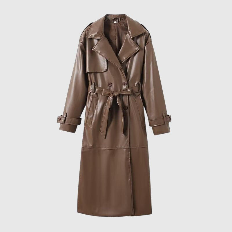 Gabardin kabát övvel Zora – Gabriella Budapest