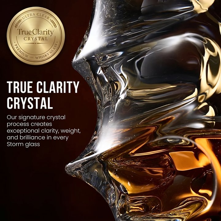Japán Kristály Whiskey Pohár – Arashi – 3. kép