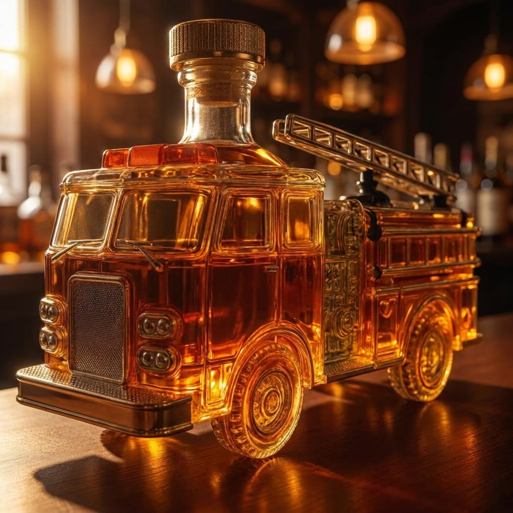 Whiskey Üveg – Tűzoltó Kiadás – 6. kép