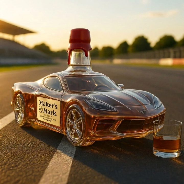Whiskey Üveg – Sportautó Kiadás – 11. kép