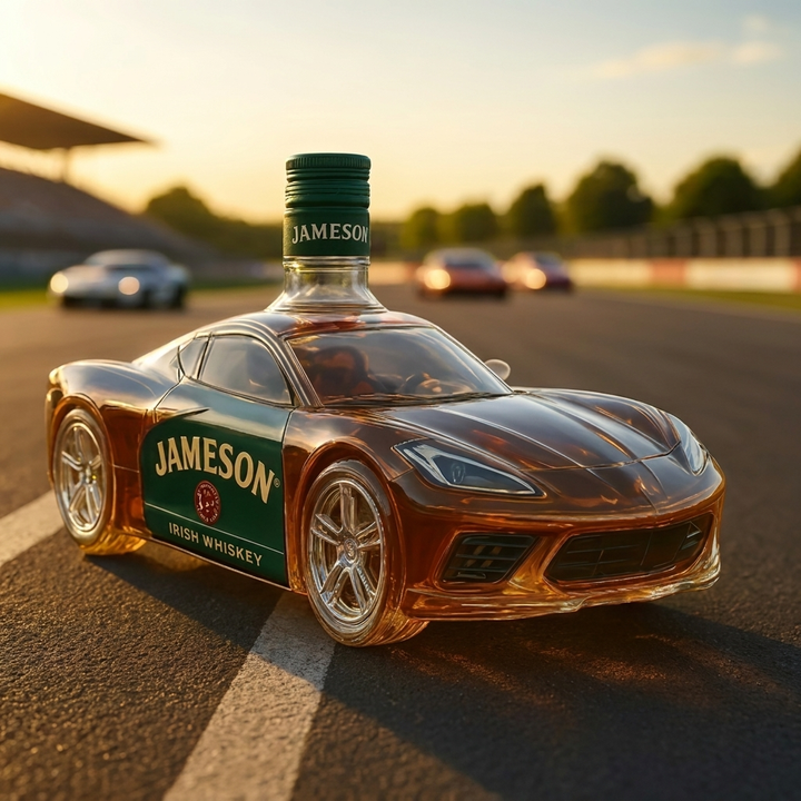 Whiskey Üveg – Sportautó Kiadás – 8. kép
