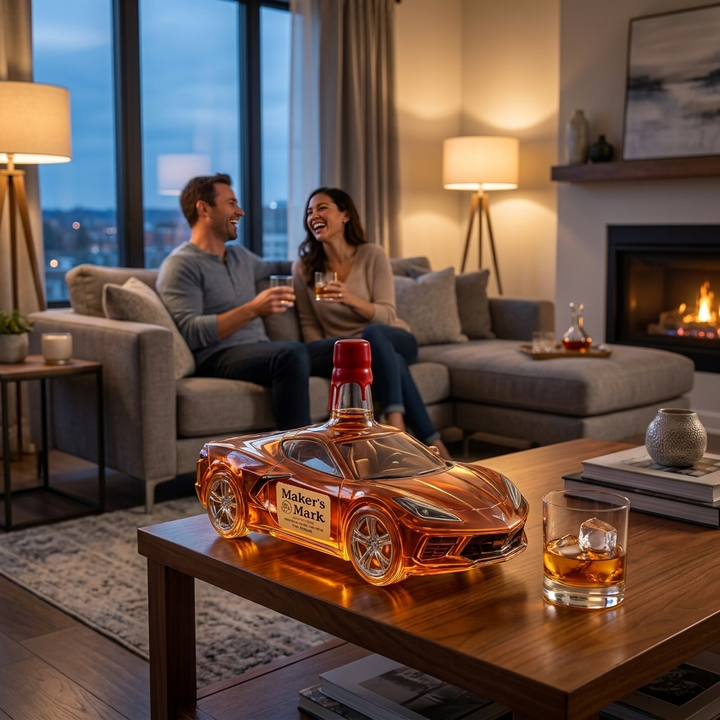 Whiskey Üveg – Sportautó Kiadás – 12. kép