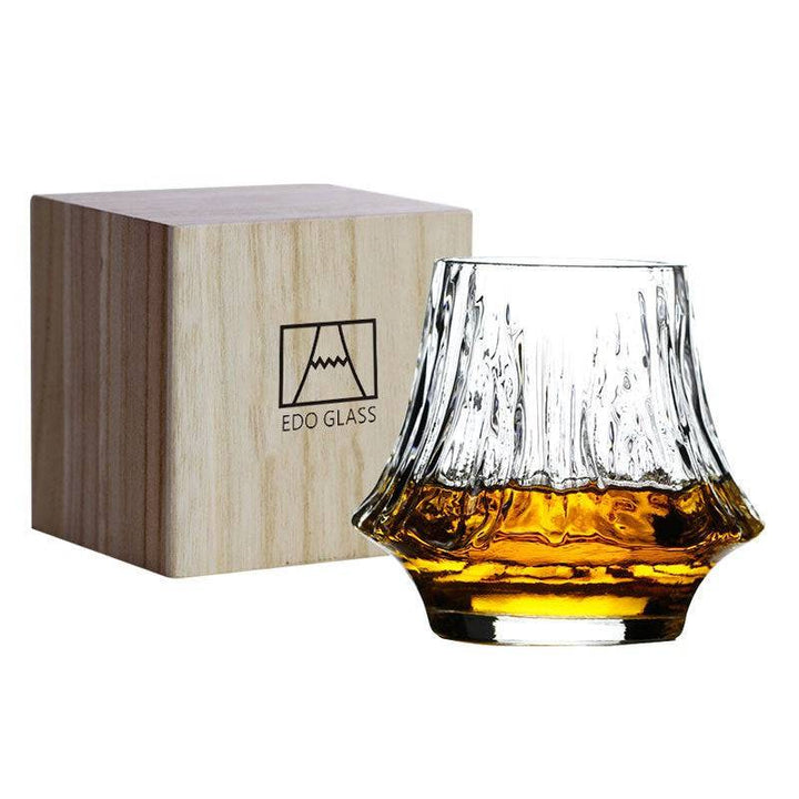 Japán Kristály Whiskey Pohár – Yama – 9. kép