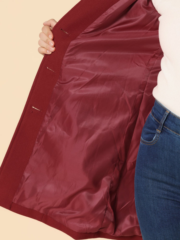 Női Egysoros Téli Trench Kabát Josephine – 11. kép