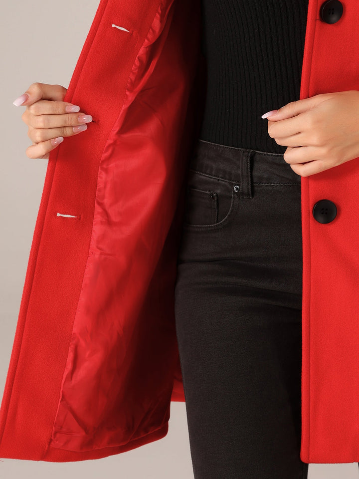 Női Egysoros Téli Trench Kabát Josephine – 12. kép